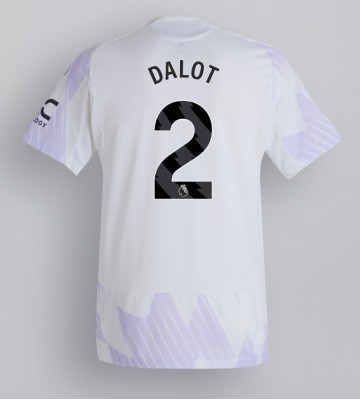 Manchester United Diogo Dalot #2 Replika Bortatröja 2025-26 Kortärmad